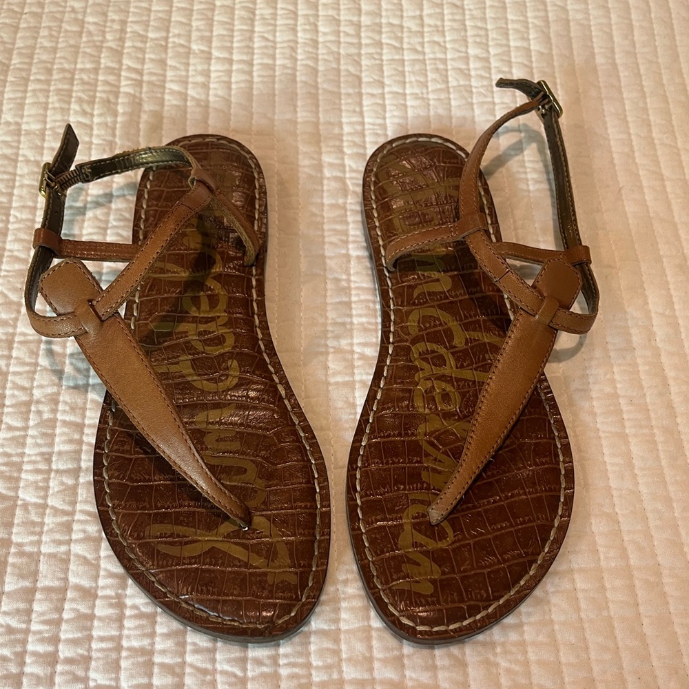 Sam Edelman Brown Strappy Sandals